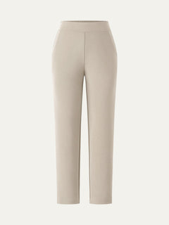 Mid Rise Pull-on Tapered Pant with Pockets