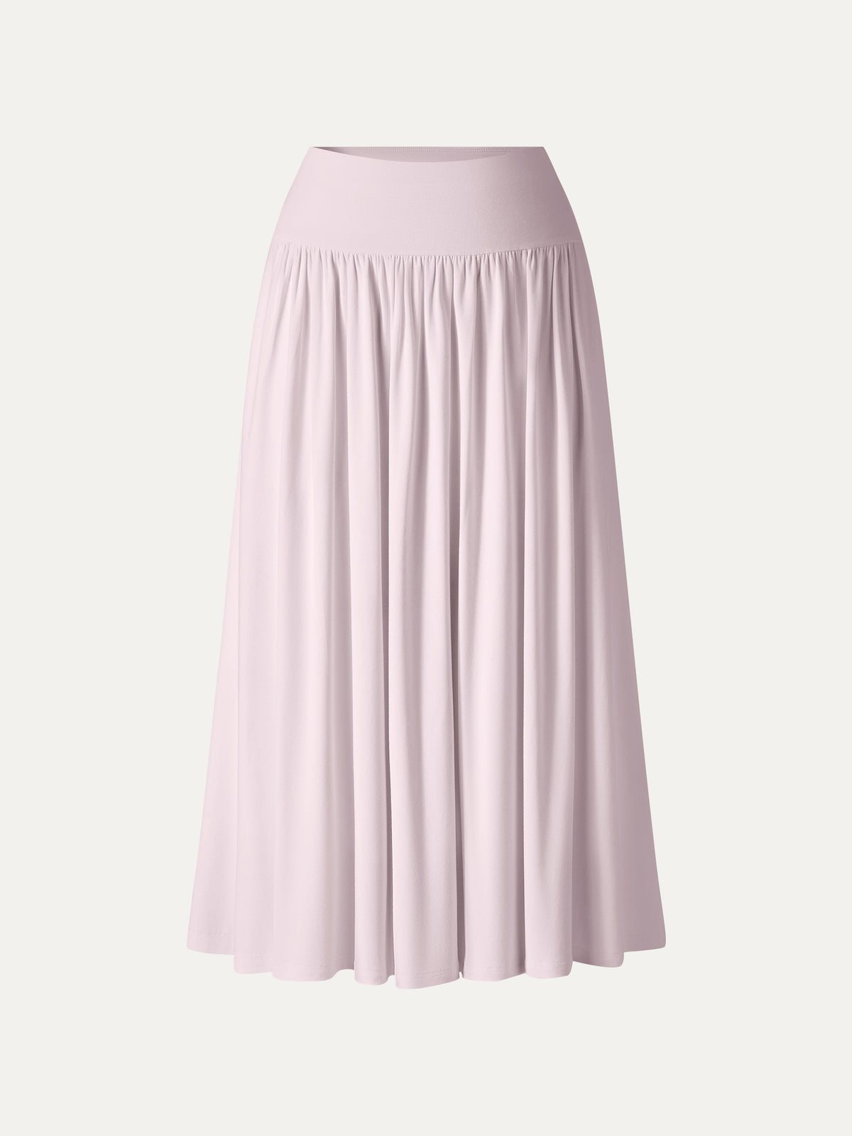 SkinKiss Mid Rise Gathered Midi Skirt with Pockets
