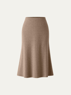 Soft Thermal Pull-On Midi Skirt