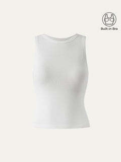 Crewneck Cotton New Airy Bra Tank
