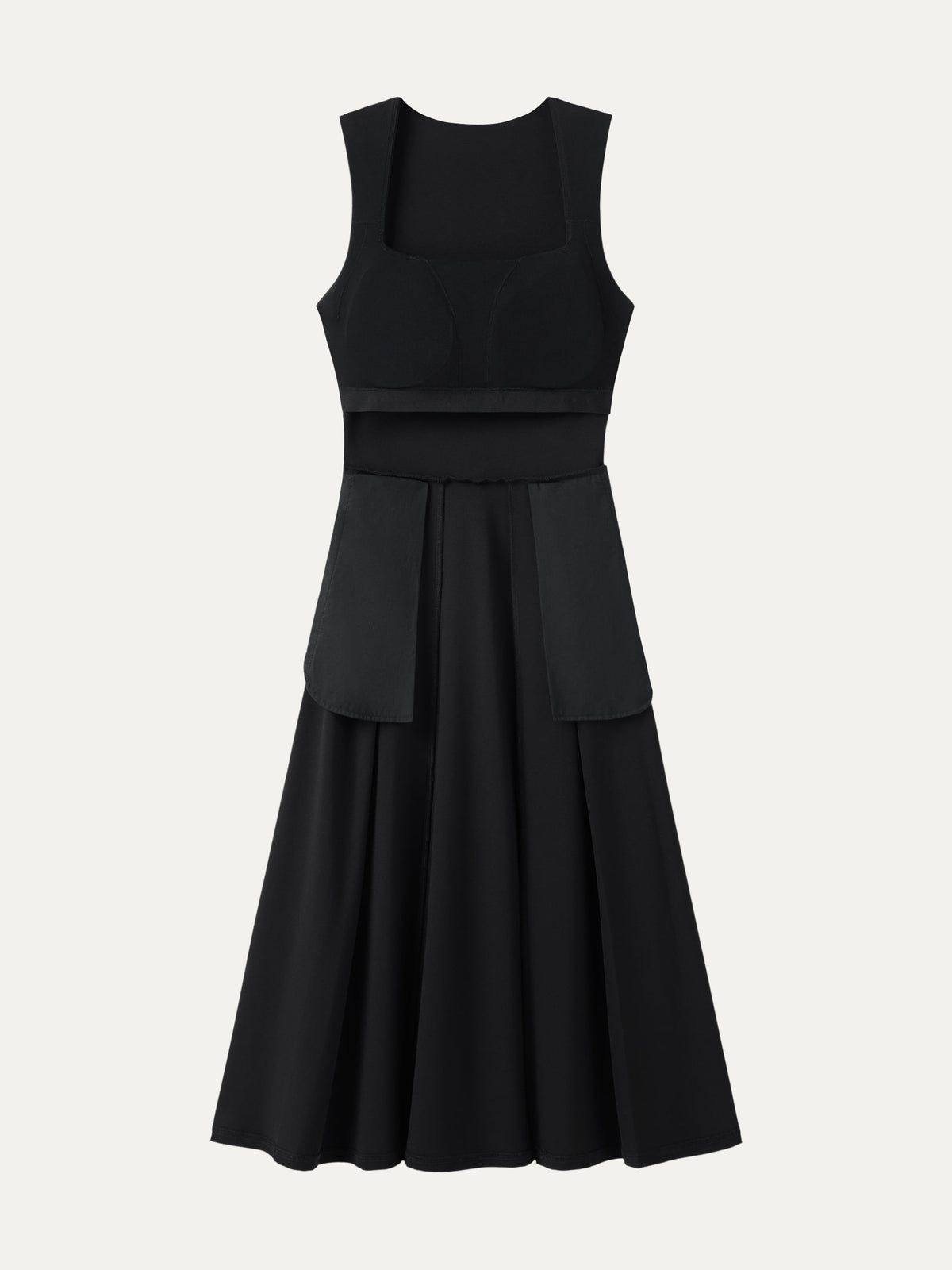 The Anytime Little Black Bra Dress with Pockets