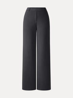 TravelEase Lyocell Spacer High-Rise Wide Leg Pants with Pockets