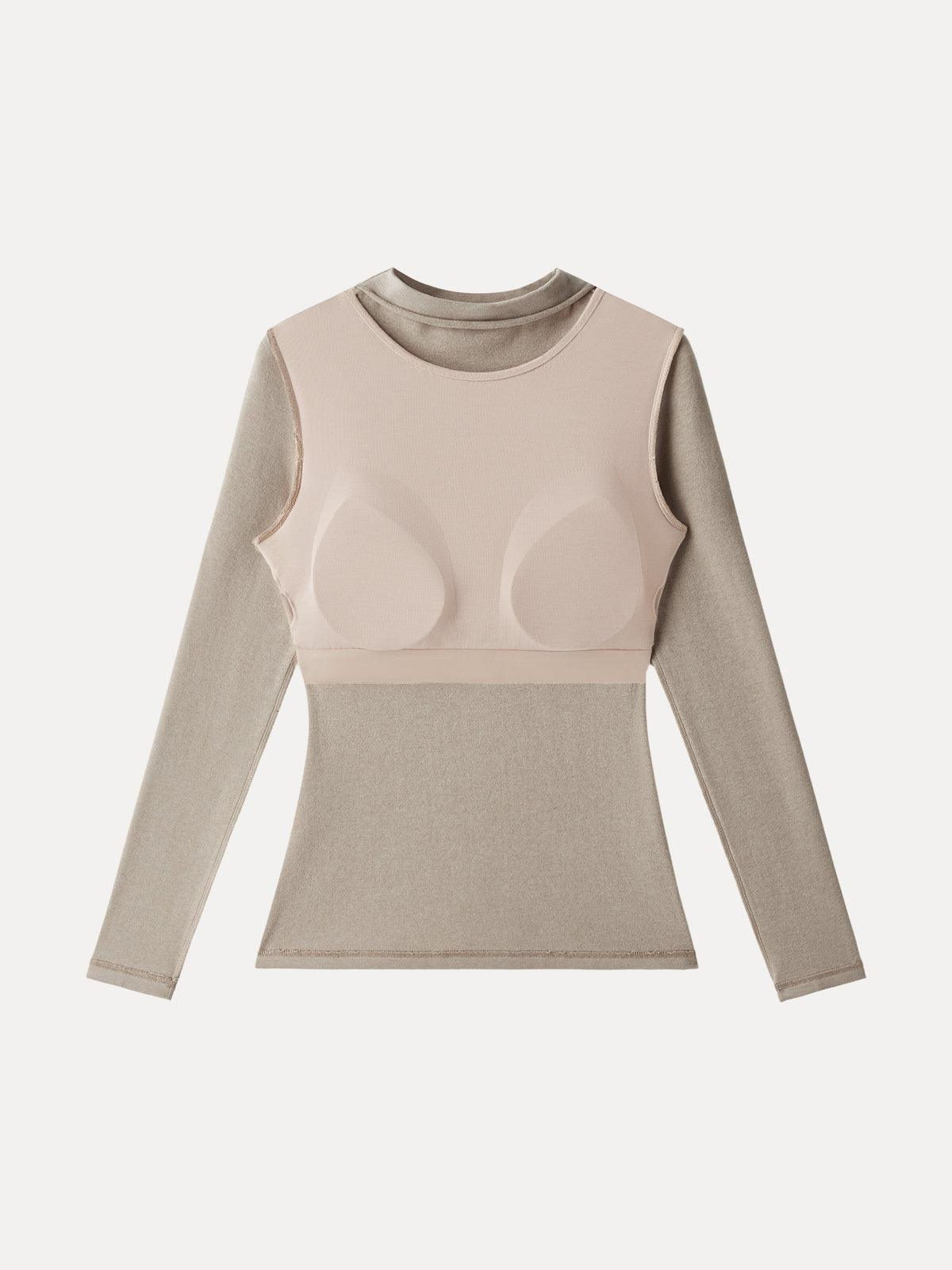 ProWarm Mockneck Long Sleeve Bra Top