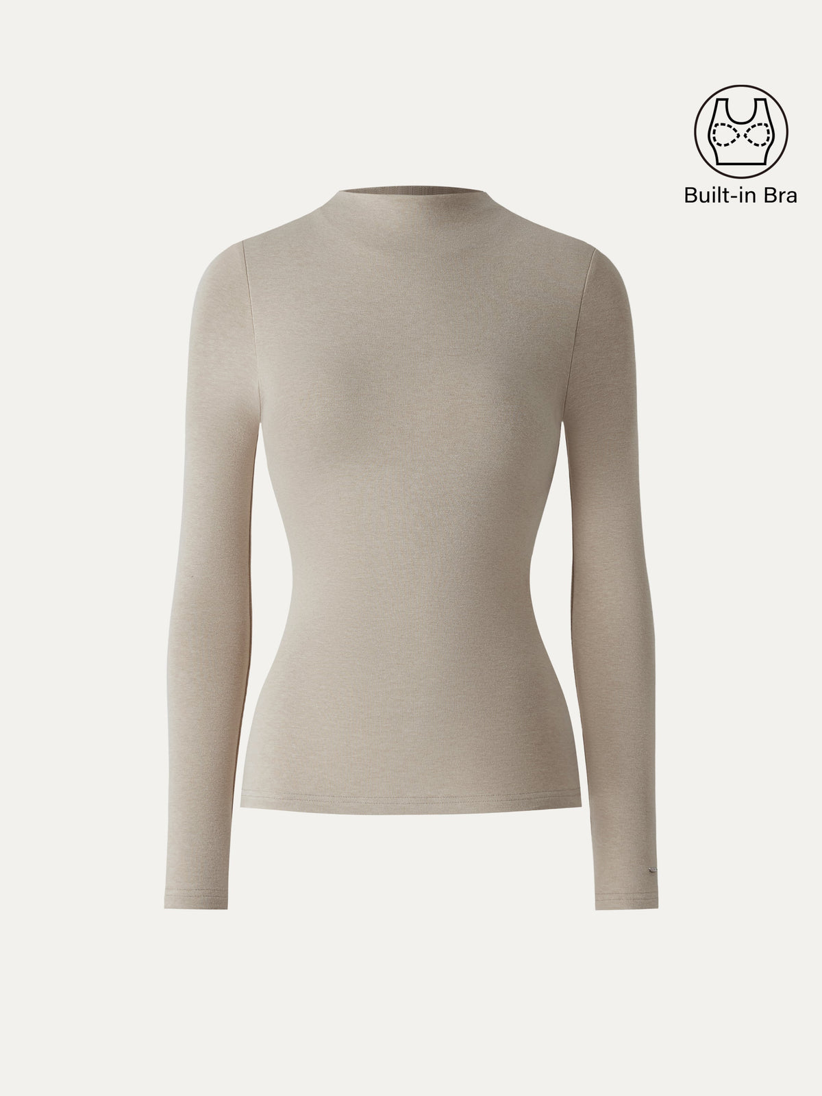 ProWarm Mockneck Long Sleeve Bra Top