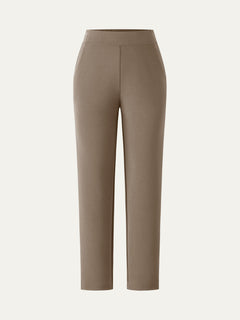 Mid Rise Pull-on Tapered Pant with Pockets