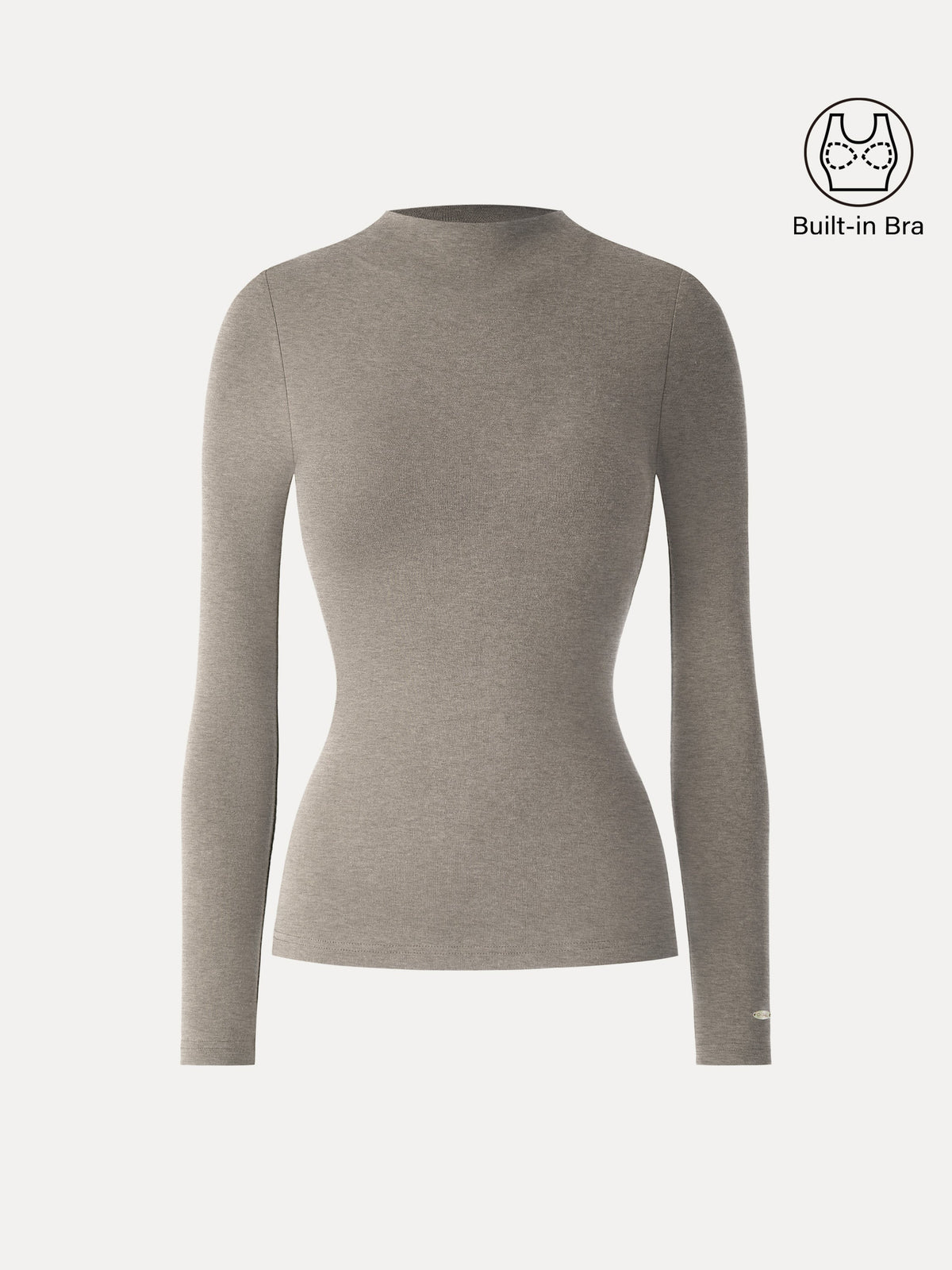 LiteWarm Mockneck Long Sleeve Bra Top
