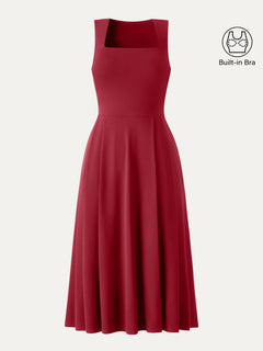 The Anytime Little Black Bra Dress with Pockets