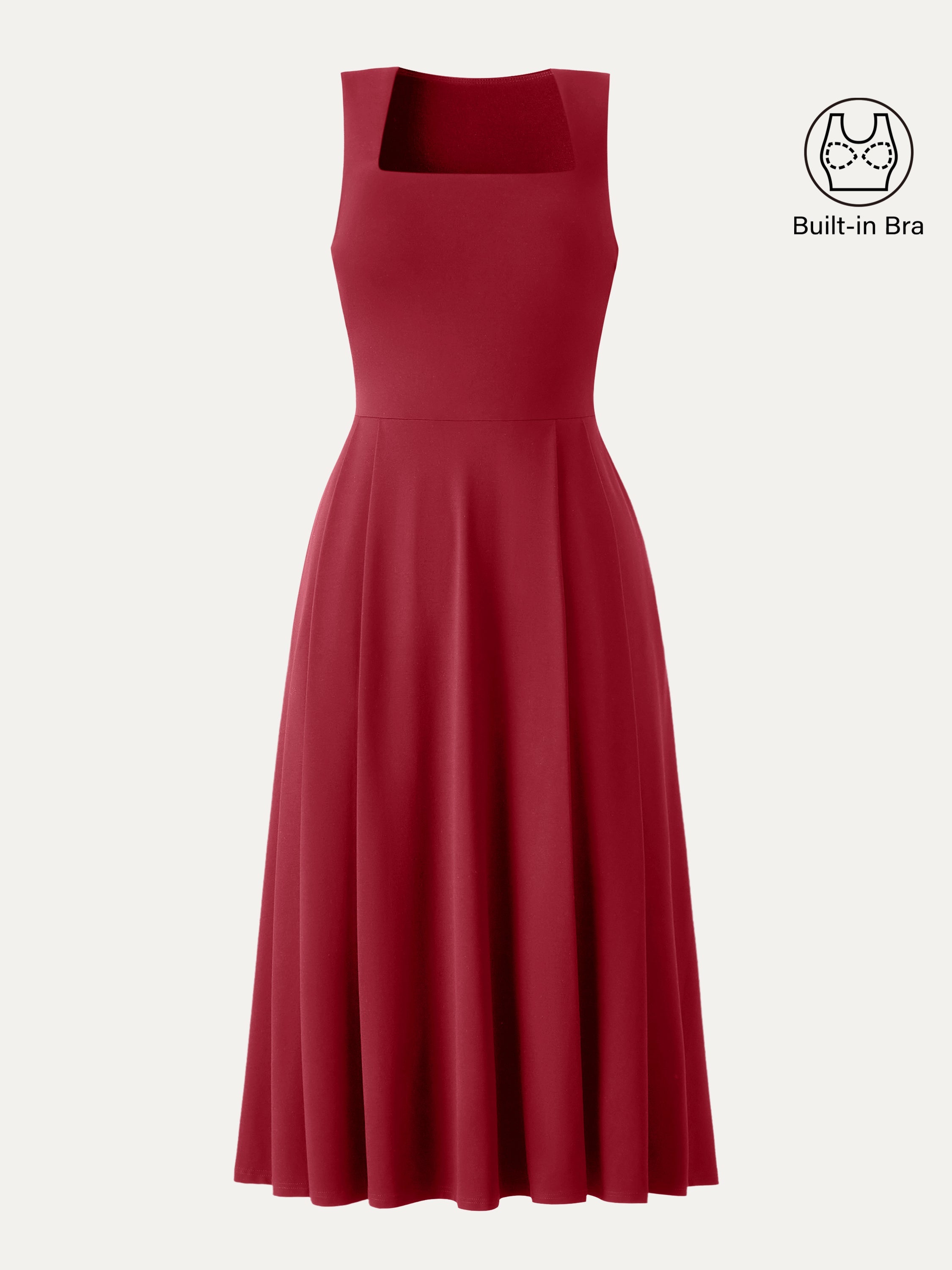 The Anytime Little Black Bra Dress with Pockets