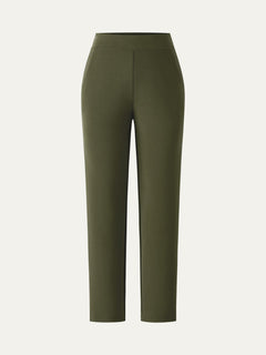 Mid Rise Pull-on Tapered Pant with Pockets