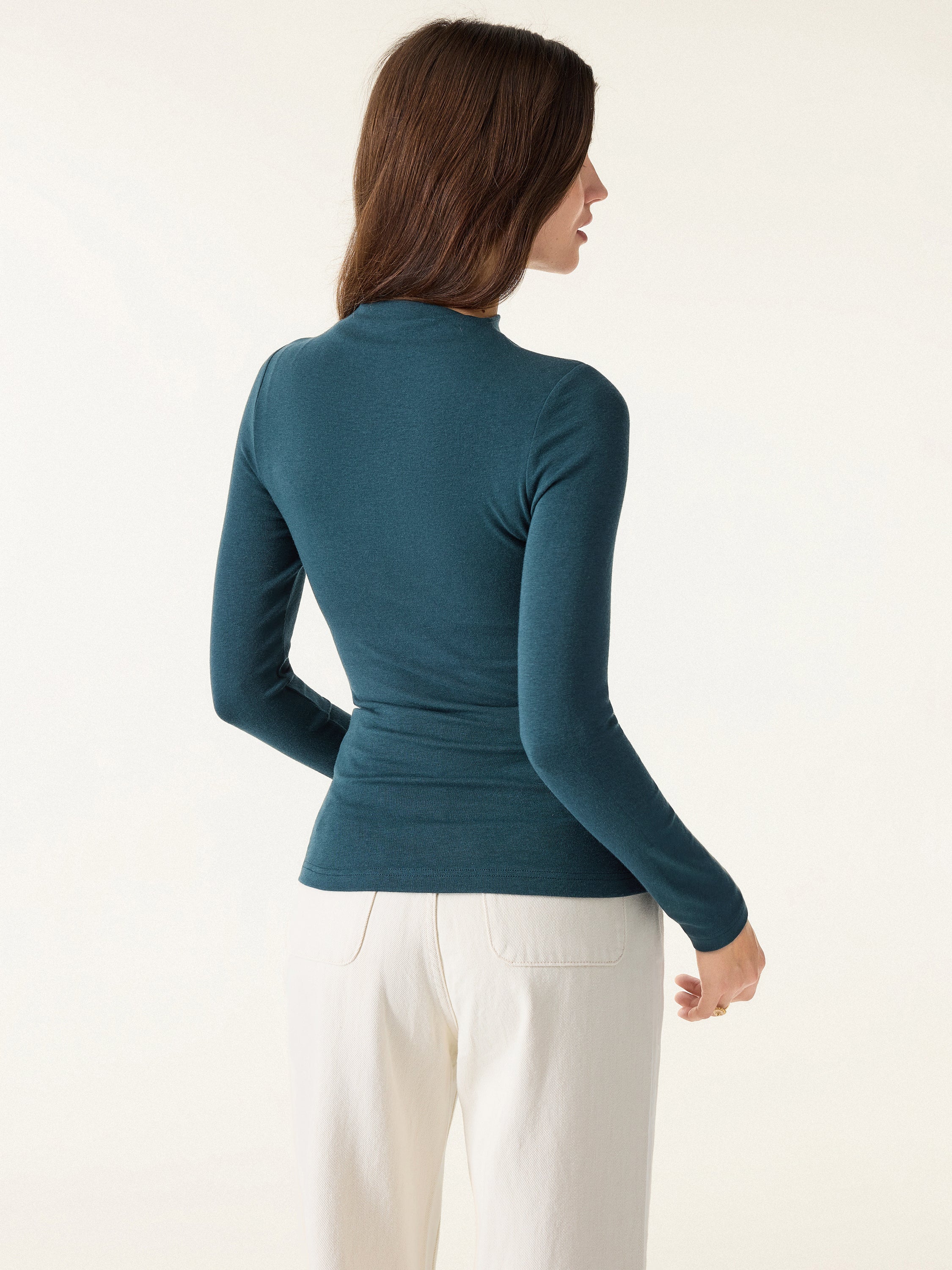 LiteWarm Mockneck Long Sleeve Bra Top