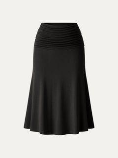CoolTouch Ruched Midi Mermaid Skirt