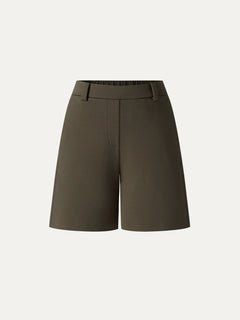 Air Cotton Mid-Rise Travel Shorts with Pockets