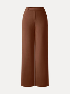 TravelEase Lyocell Spacer High-Rise Wide Leg Pants with Pockets