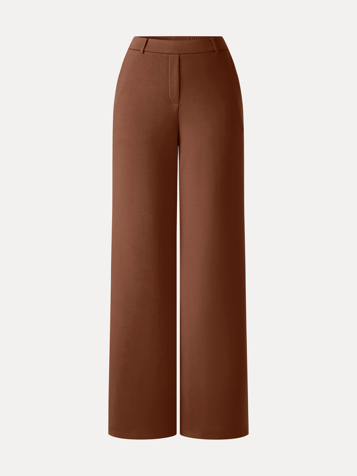 TravelEase Lyocell Spacer High-Rise Wide Leg Pants with Pockets