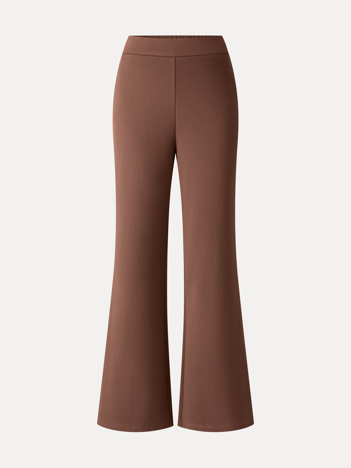 Ponte High-Rise Wide-Leg Pants with Pockets