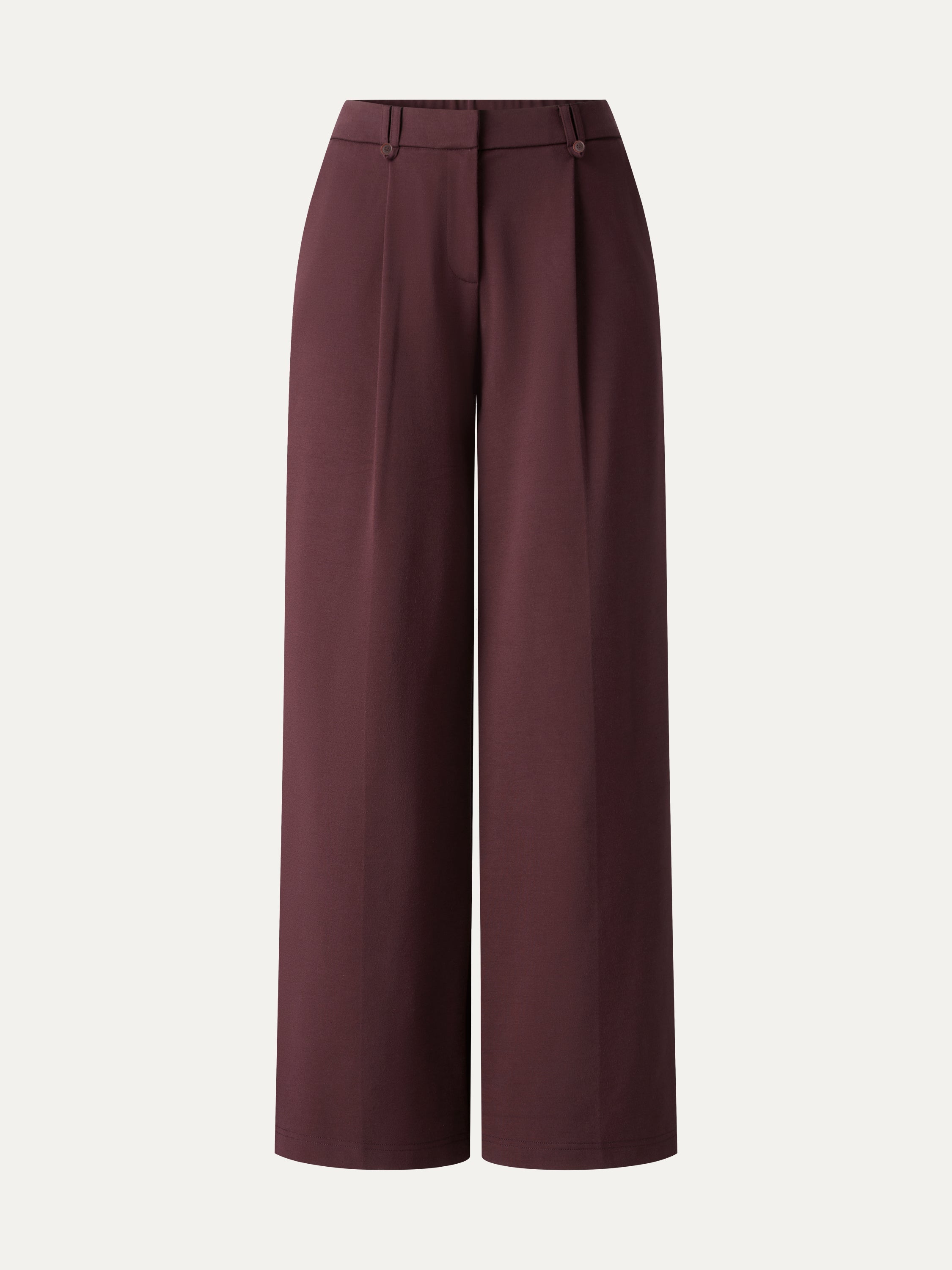 Ponte Low-Rise Straight Leg Ankled Pants with Pockets