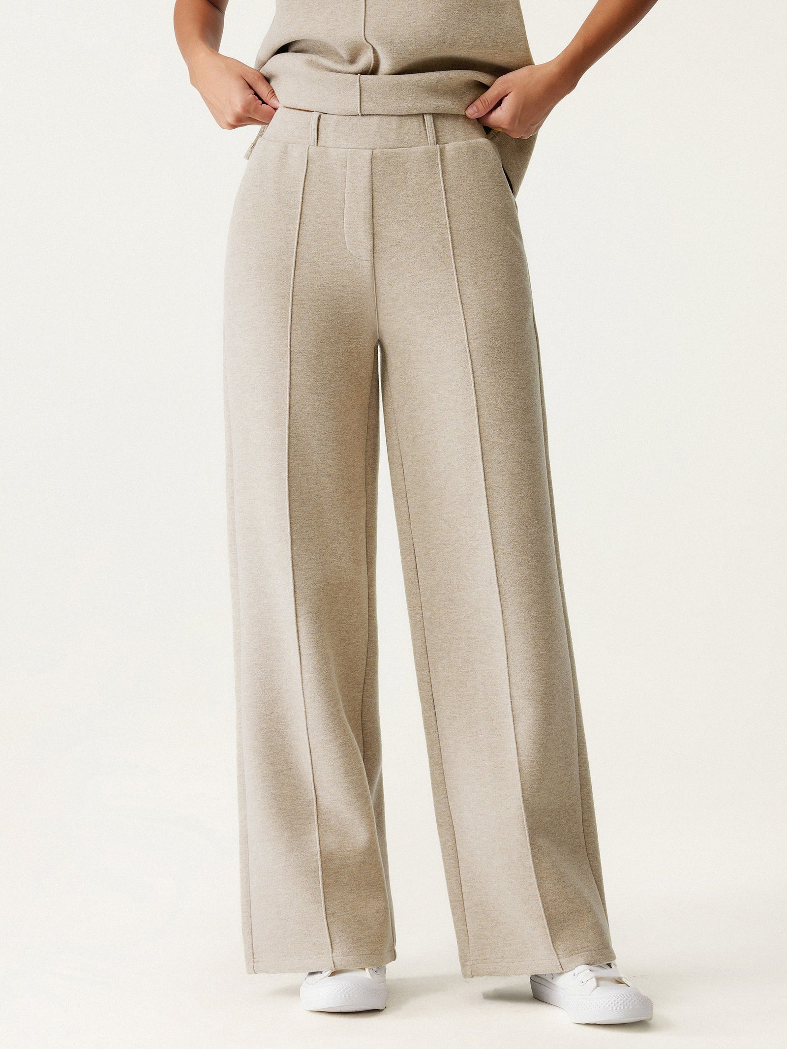 High Waisted Warm Straight Leg Pull On Pant
