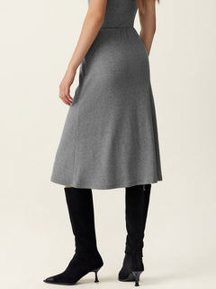 Soft Thermal Pull-On Midi Skirt