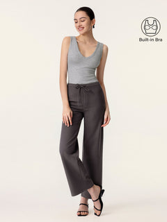 Stretchy V-neck Cotton New Airy Bra Tank