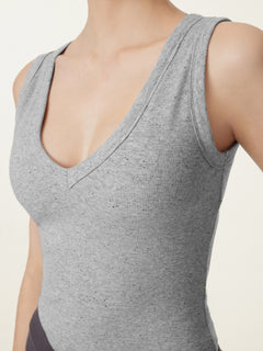 V-neck Cotton New Airy Bra Tank