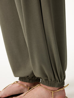 Sandwashed Modal Ultra-Soft High Rise Balloon Pants with Pockets