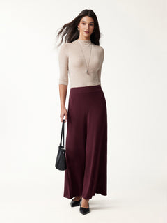 Eco-Mousse® High-Rise A-Line Maxi Skirt