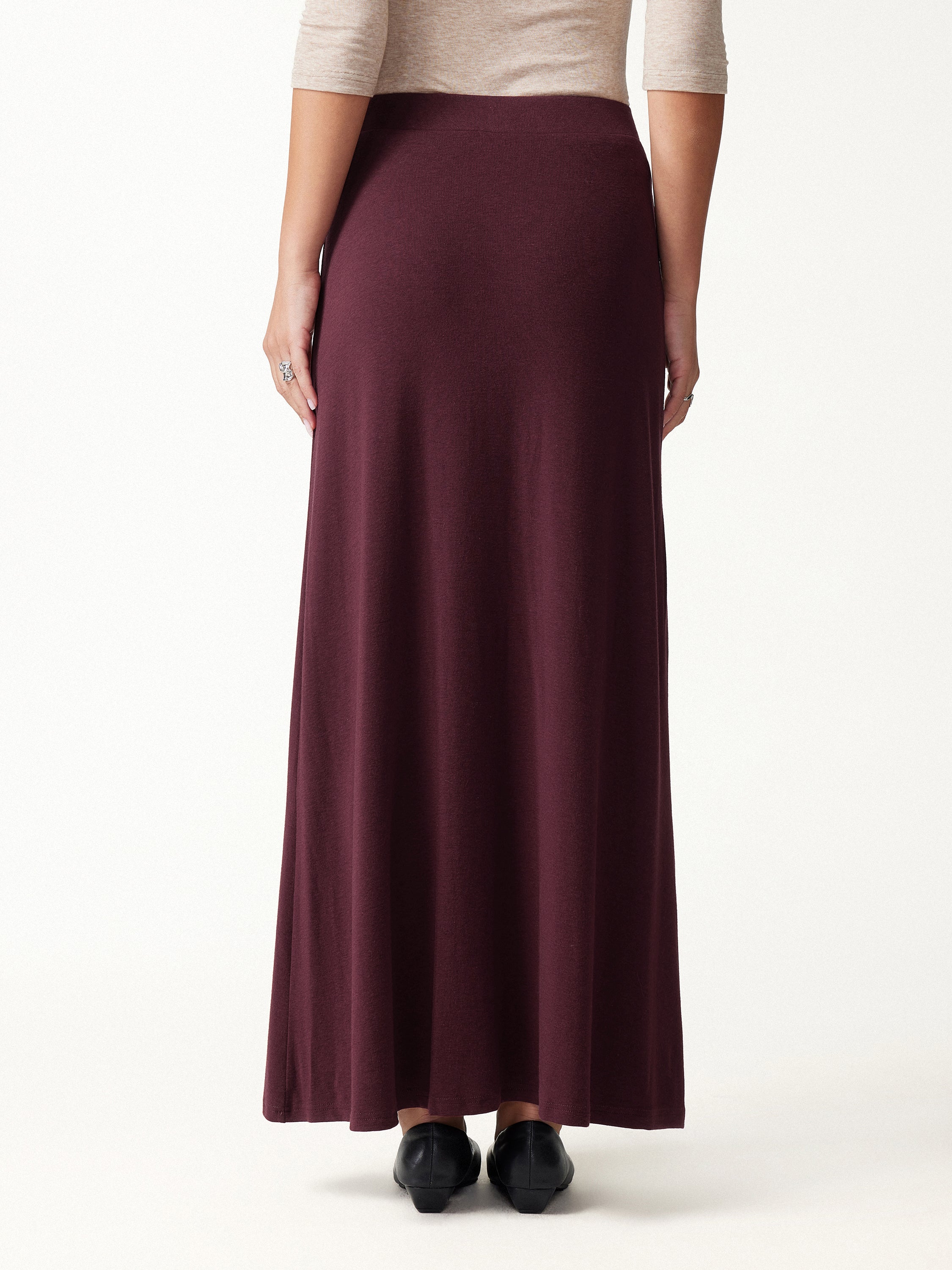 Eco-Mousse® High-Rise A-Line Maxi Skirt