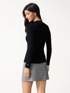 LiteWarm Mockneck Long Sleeve Bra Top