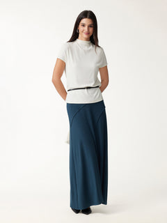 Eco-Mousse® Mock Neck Short Sleeve Bra Top
