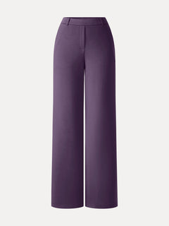 TravelEase Lyocell Spacer High-Rise Wide Leg Pants with Pockets