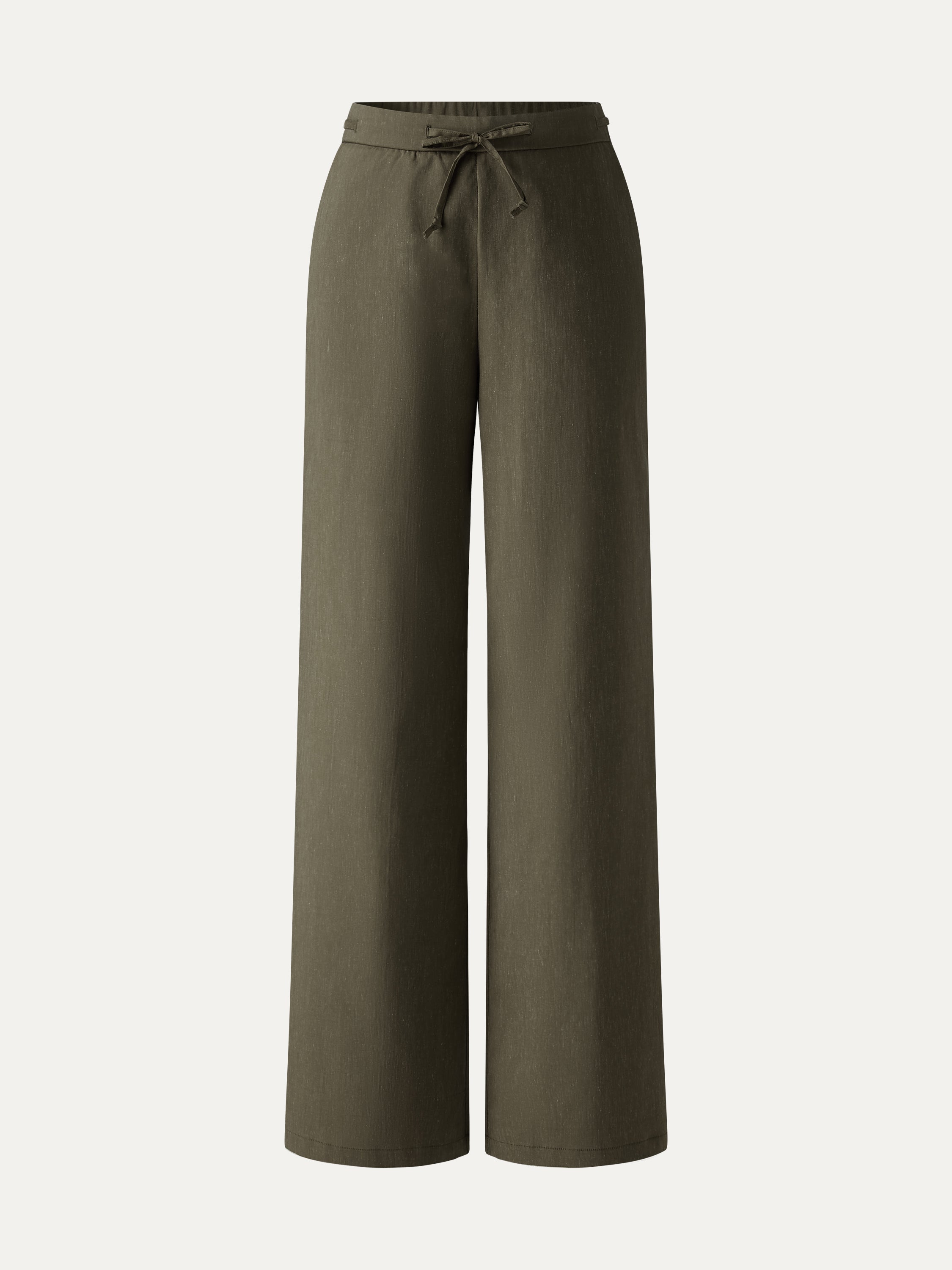 Drawstring Wide Leg Pant with Pockets