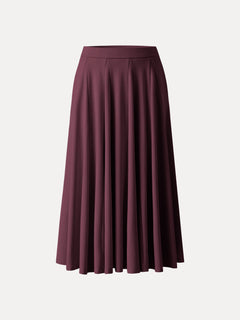 Lyocell Blend Volume Skirt with Pockets