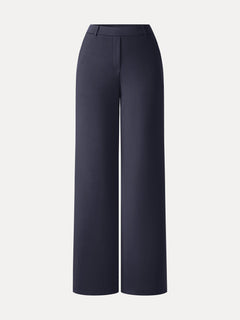 TravelEase Lyocell Spacer High-Rise Wide Leg Pants with Pockets