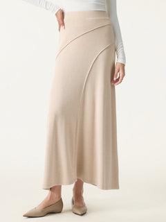 Eco-Mousse® Drapey A-Line Maxi Skirt