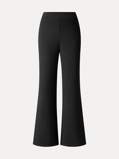 Ponte High-Rise Wide-Leg Pants with Pockets