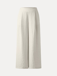 Breezy Linen-Like Mid Rise Wide Leg Pant with Pockets
