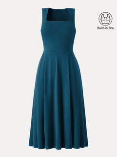 The Anytime Little Black Bra Dress with Pockets