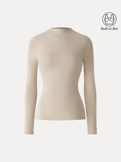 ProWarm Mockneck Long Sleeve Bra Top