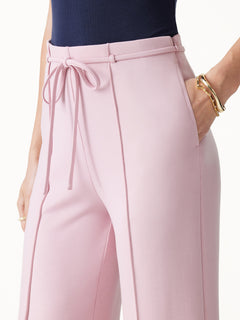 2Pcs Set Long Sleeve Drop-Shoulder Cardigan & High-Rise Flare Pants with Pockets