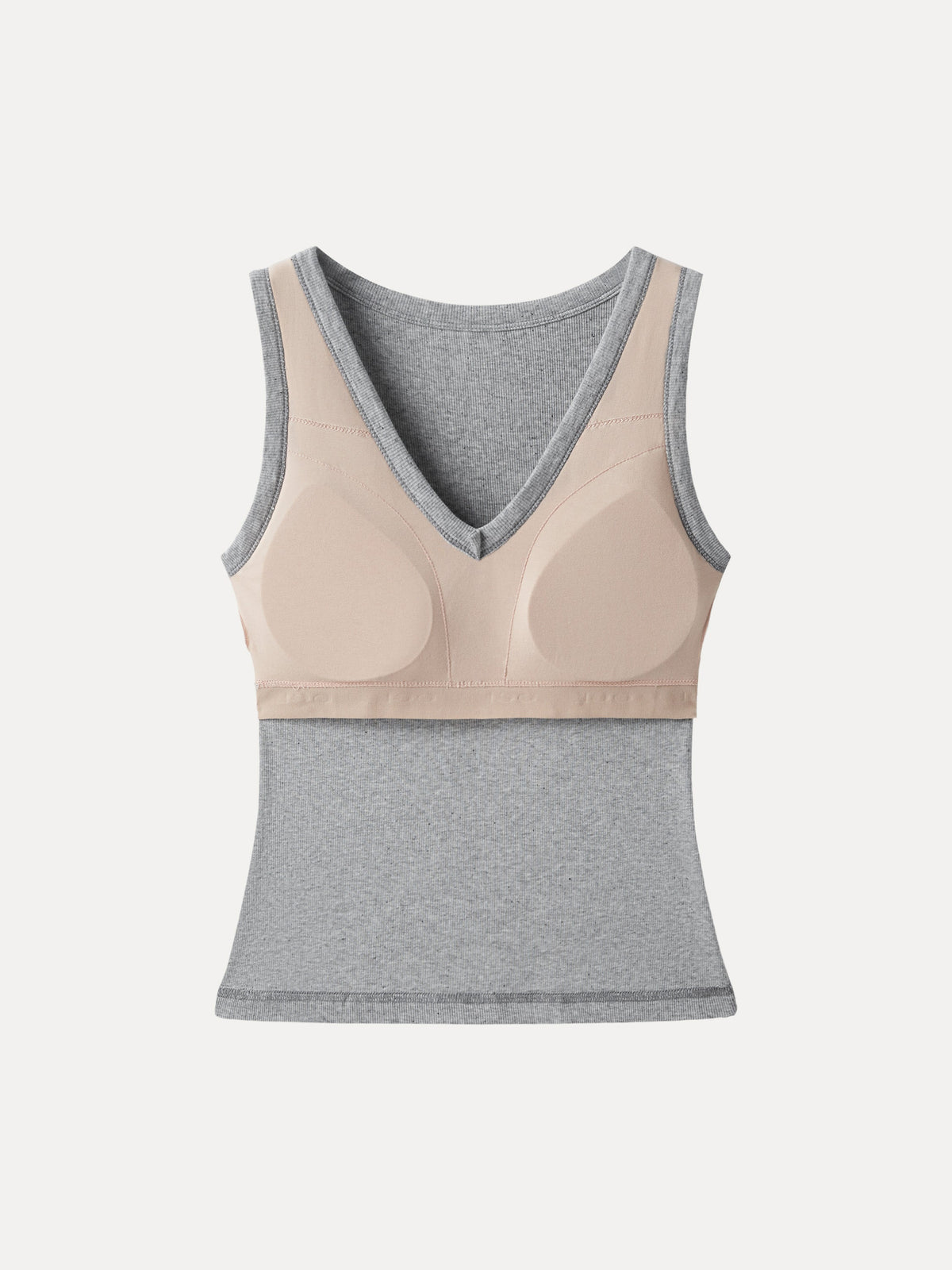 Stretchy V-neck Cotton New Airy Bra Tank