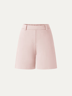 Air Cotton Mid-Rise Travel Shorts with Pockets