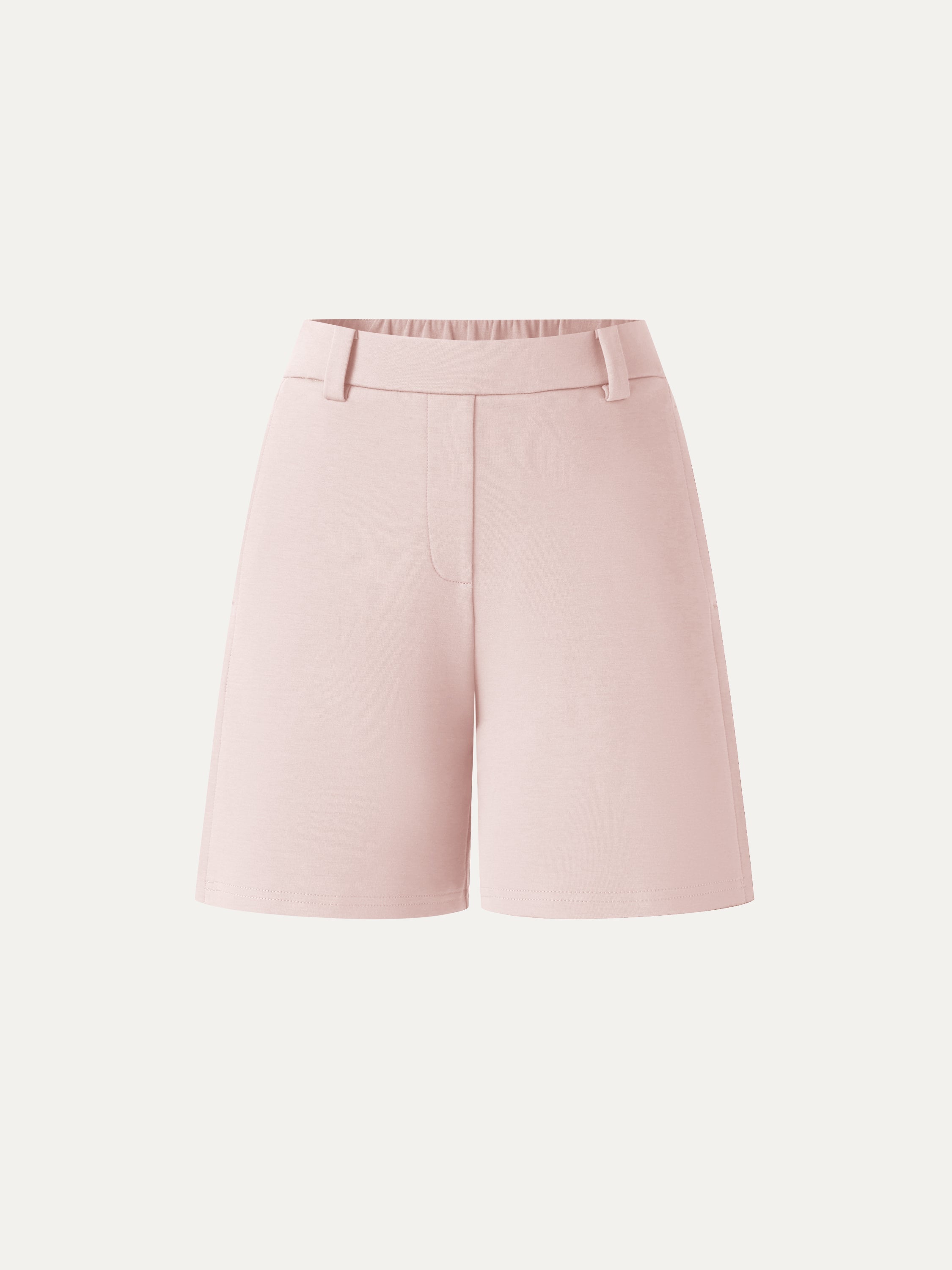 Air Cotton Mid-Rise Travel Shorts with Pockets