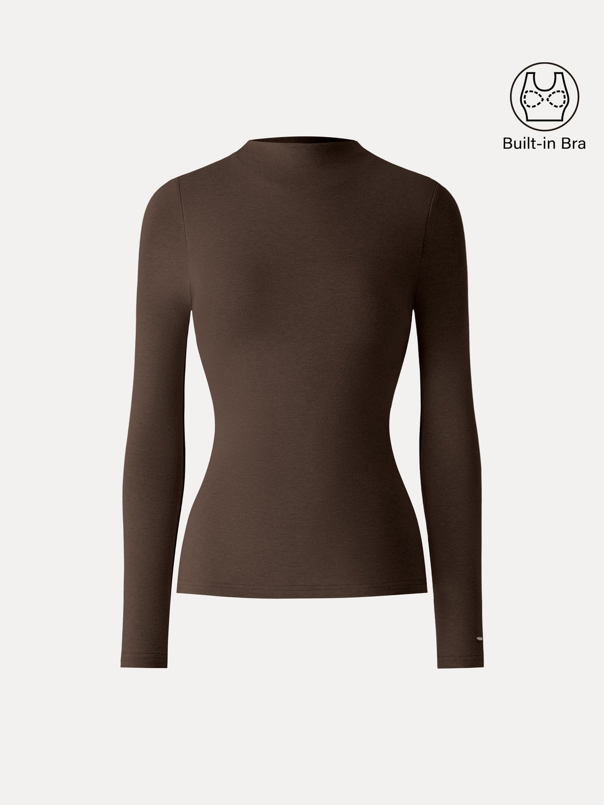 ProWarm Mockneck Long Sleeve Bra Top