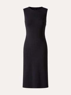 Ponte Round Neck Column Midi Dress