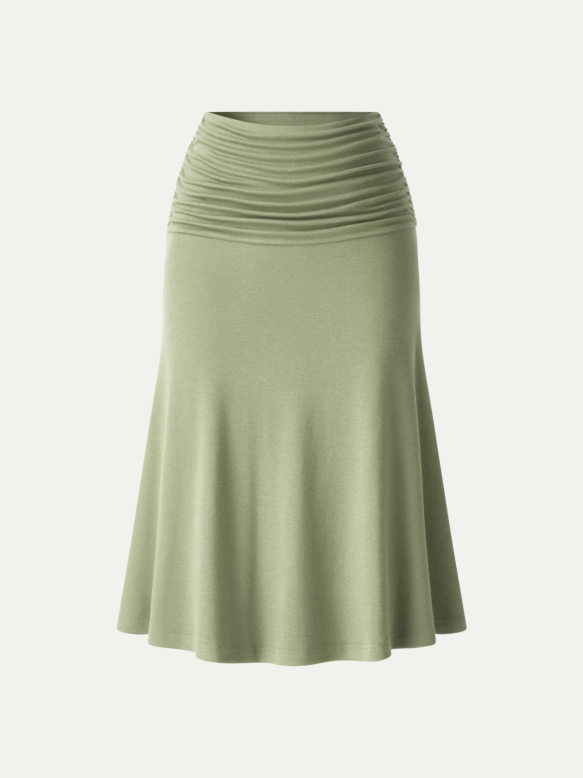 CoolTouch Ruched Midi Mermaid Skirt