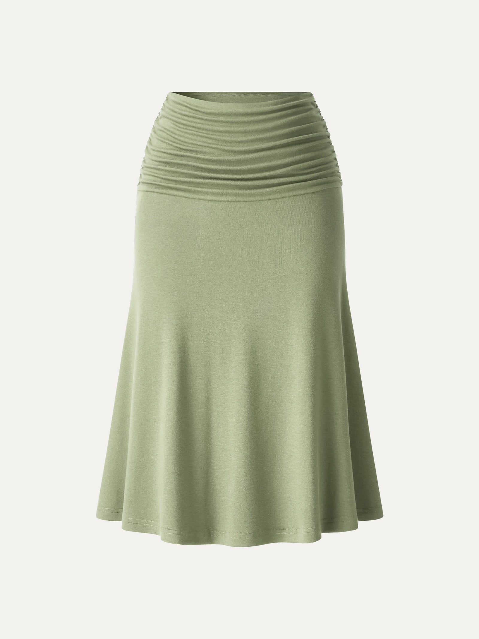 CoolTouch Ruched Midi Mermaid Skirt