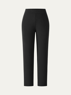 Mid Rise Pull-on Tapered Pant with Pockets