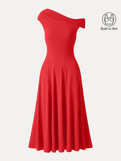 SkinKiss Multi-Wear Midi Bra Dress with Pockets