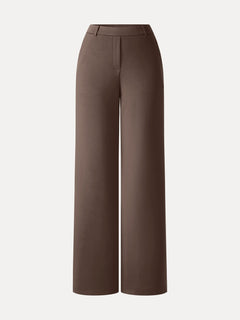 TravelEase Lyocell Spacer High-Rise Wide Leg Pants with Pockets