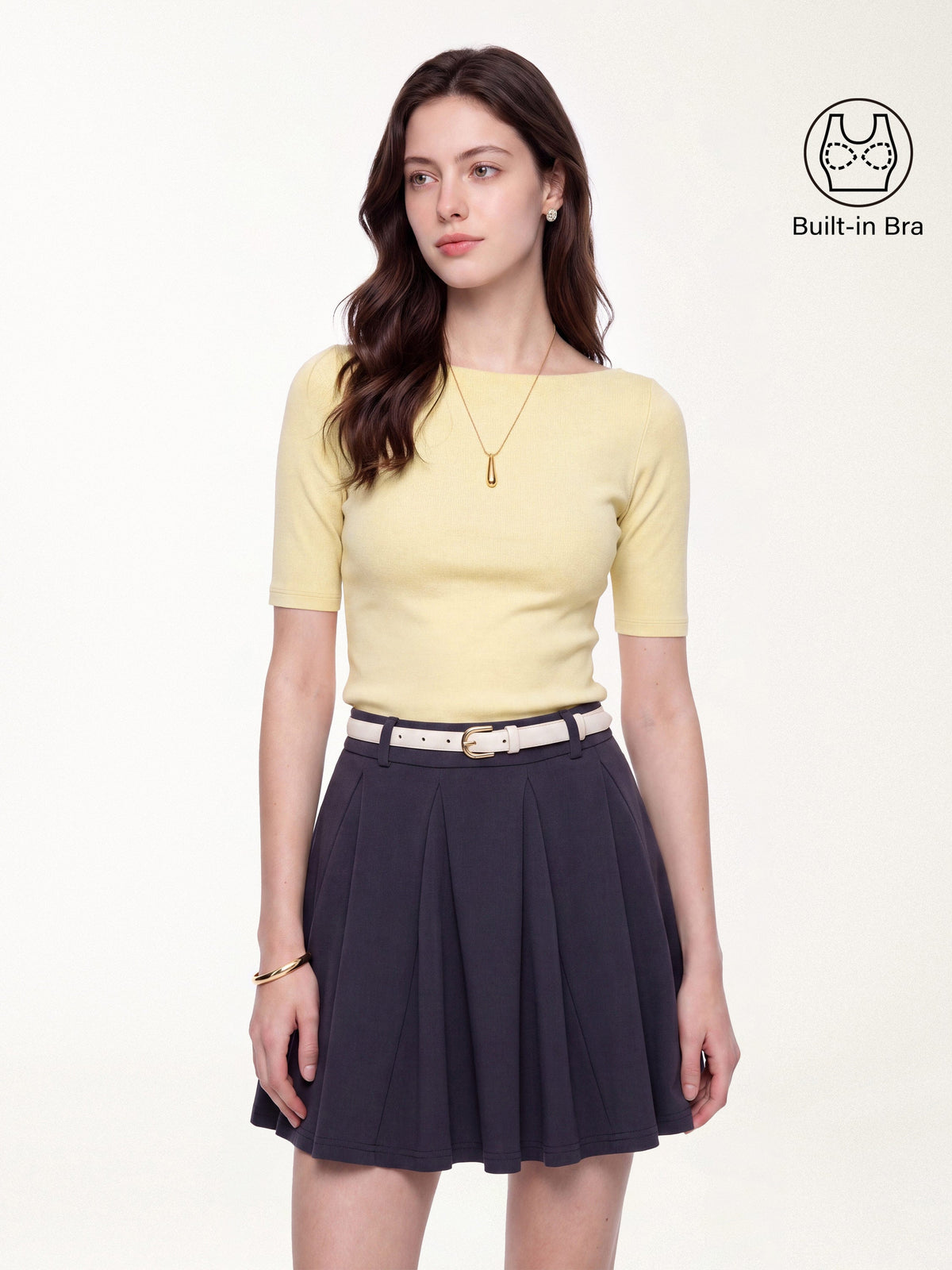 Eco-Mousse® Elbow Sleeve Bra Top